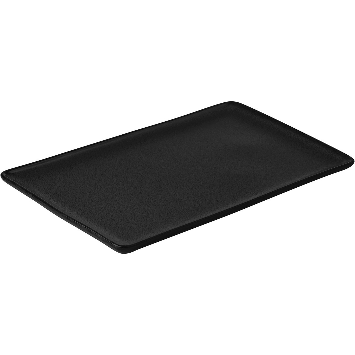 Raw Rektangulär Tallrik 31,5x20 cm, Titanium Black