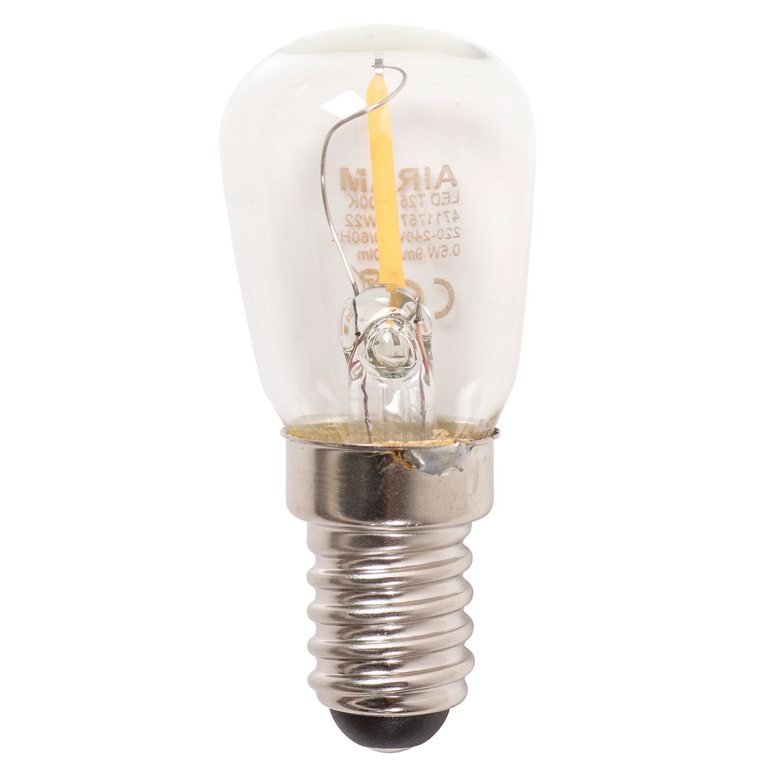 Airam Led Filament T26 Pear 0.6w E14 60lm - LED-lampor Glas Klar