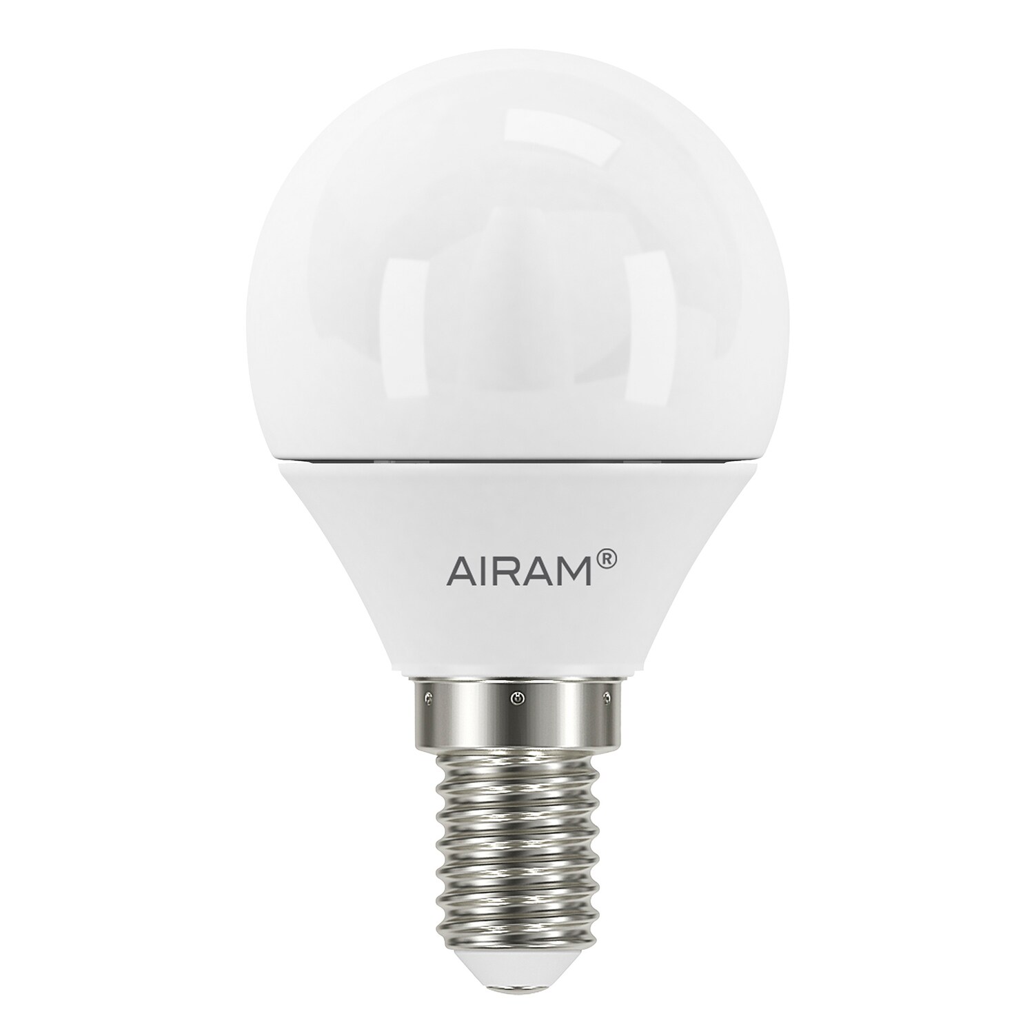 Airam Led Opal P45 4,9w E14 470lm 2-pack - LED-lampor Opalglas Vit