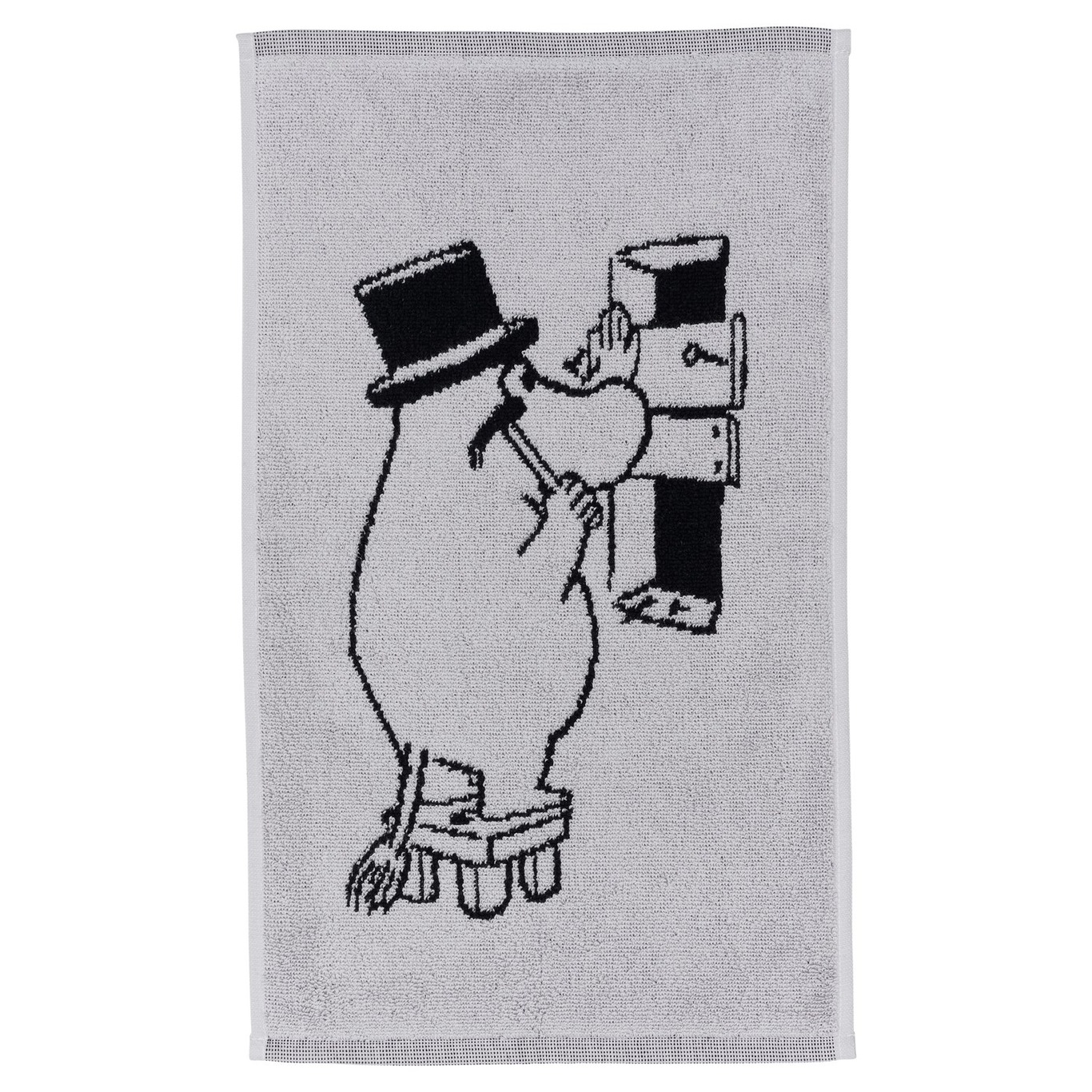 Moomin Handduk 30x50 cm, Muminpappa Grå