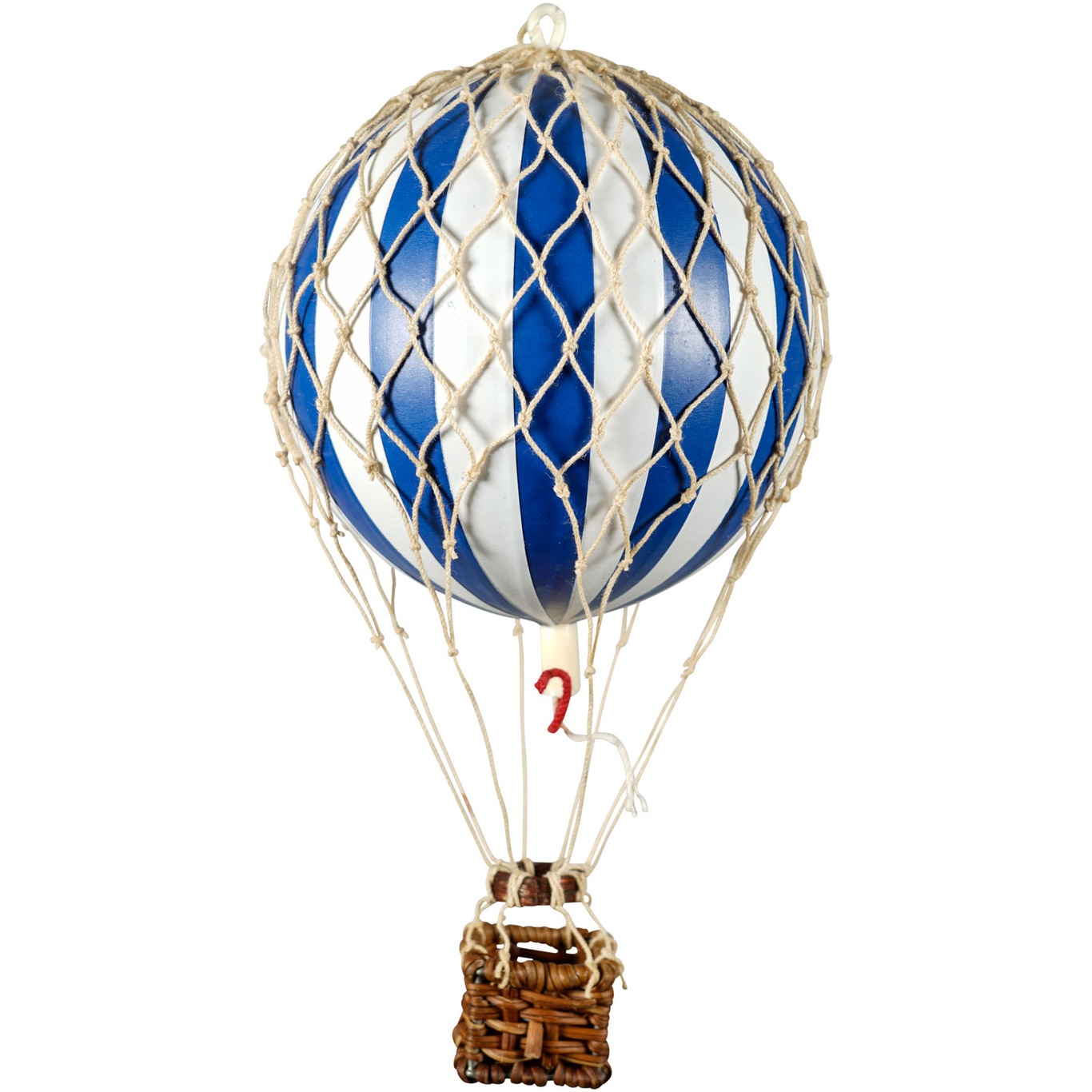 Floating The Skies Luftballong 13x8.5 cm, Blå / Vit
