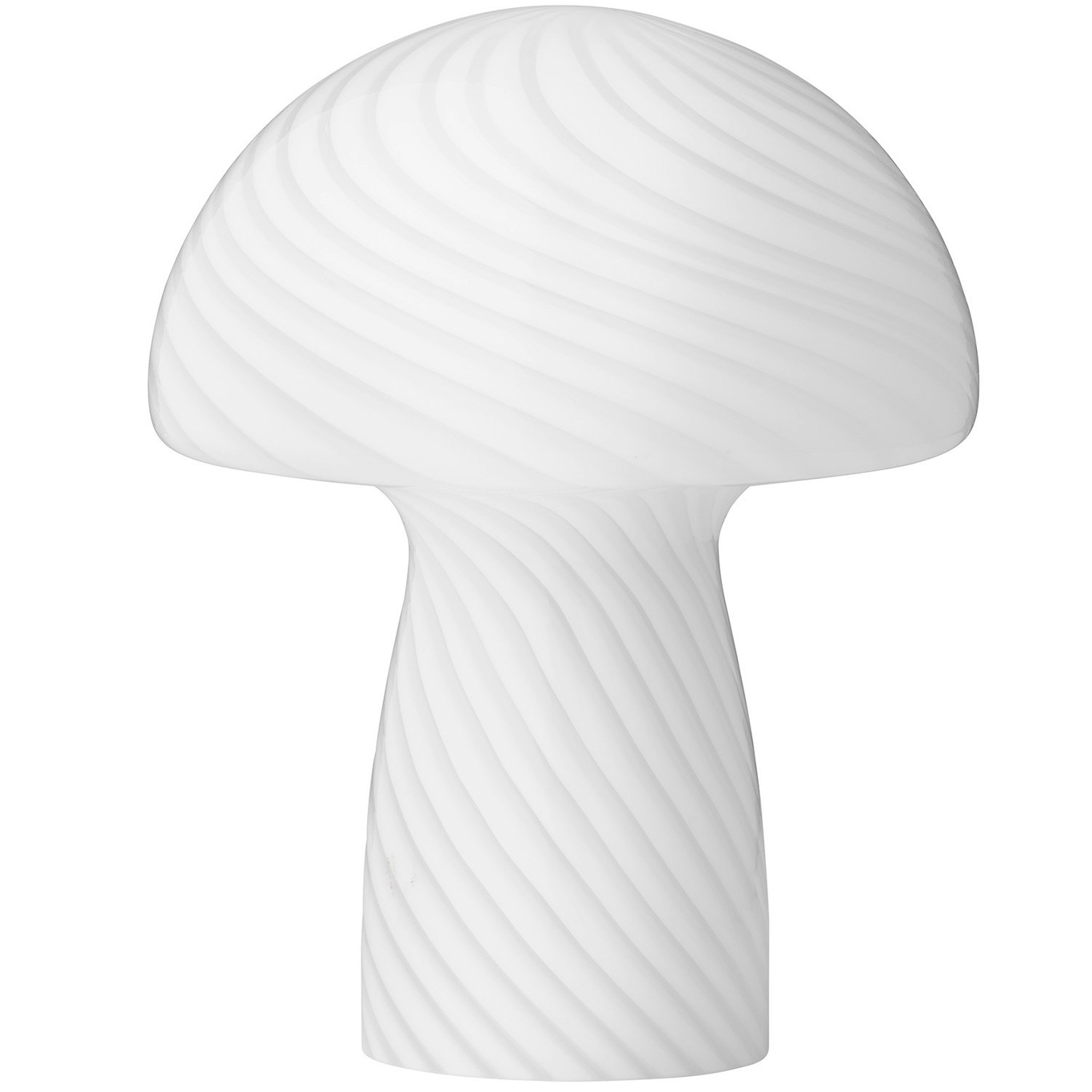 Mushroom Bordslampa 23 cm, Vit