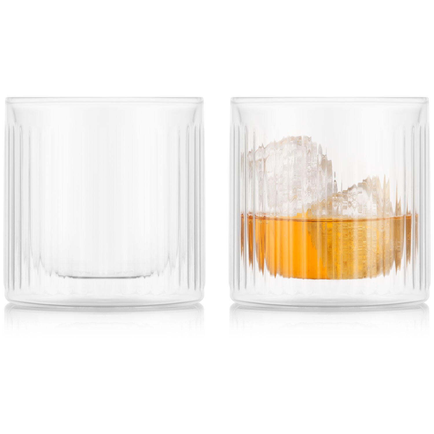 Bodum Douro Dubbelväggade Whiskeyglas 2-pack 30 Cl - Whiskeyglas & Cognacglas Borosilikatglas Klar