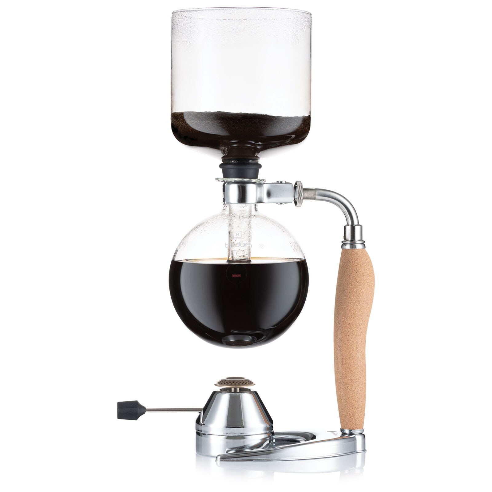Bodum Mocca Kaffebryggare 1 L + Gasbrännare - Kaffebryggare & Tekokare Borosilikatglas Klar