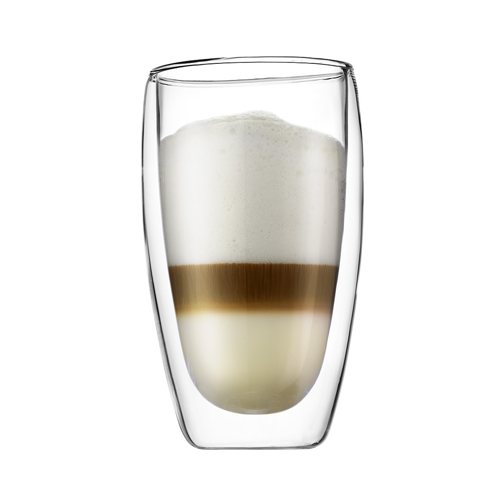 PAVINA Dubbelväggade Kaffeglas, 45 cl, 2-Pack