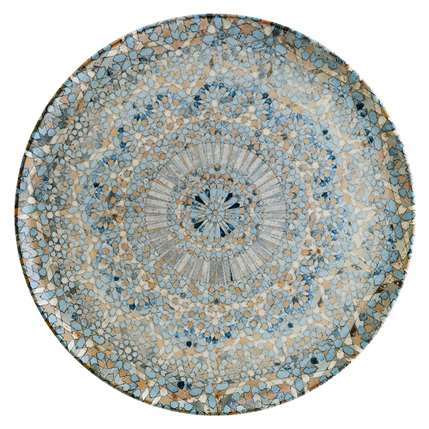 Bonna Luca Mosaic Fat 32 Cm - Uppläggningsfat Porslin Multi