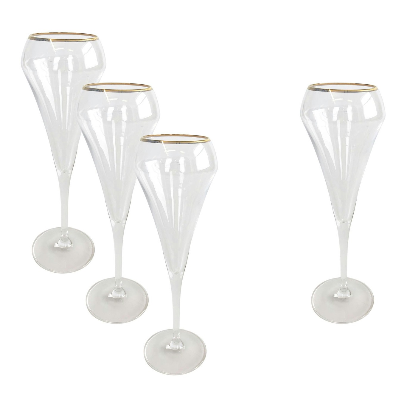 Open Up Champagneglas Guld 20 cl, 4-pack