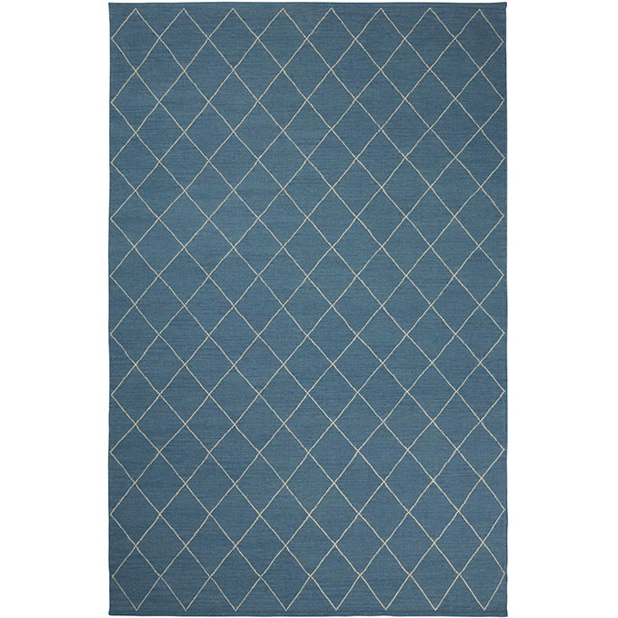 Diamond Matta 184x280 cm, Heaven Blue/Off White