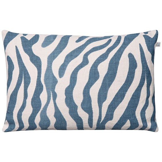 Zebra Kuddfodral 40x60 cm, Heaven Blue