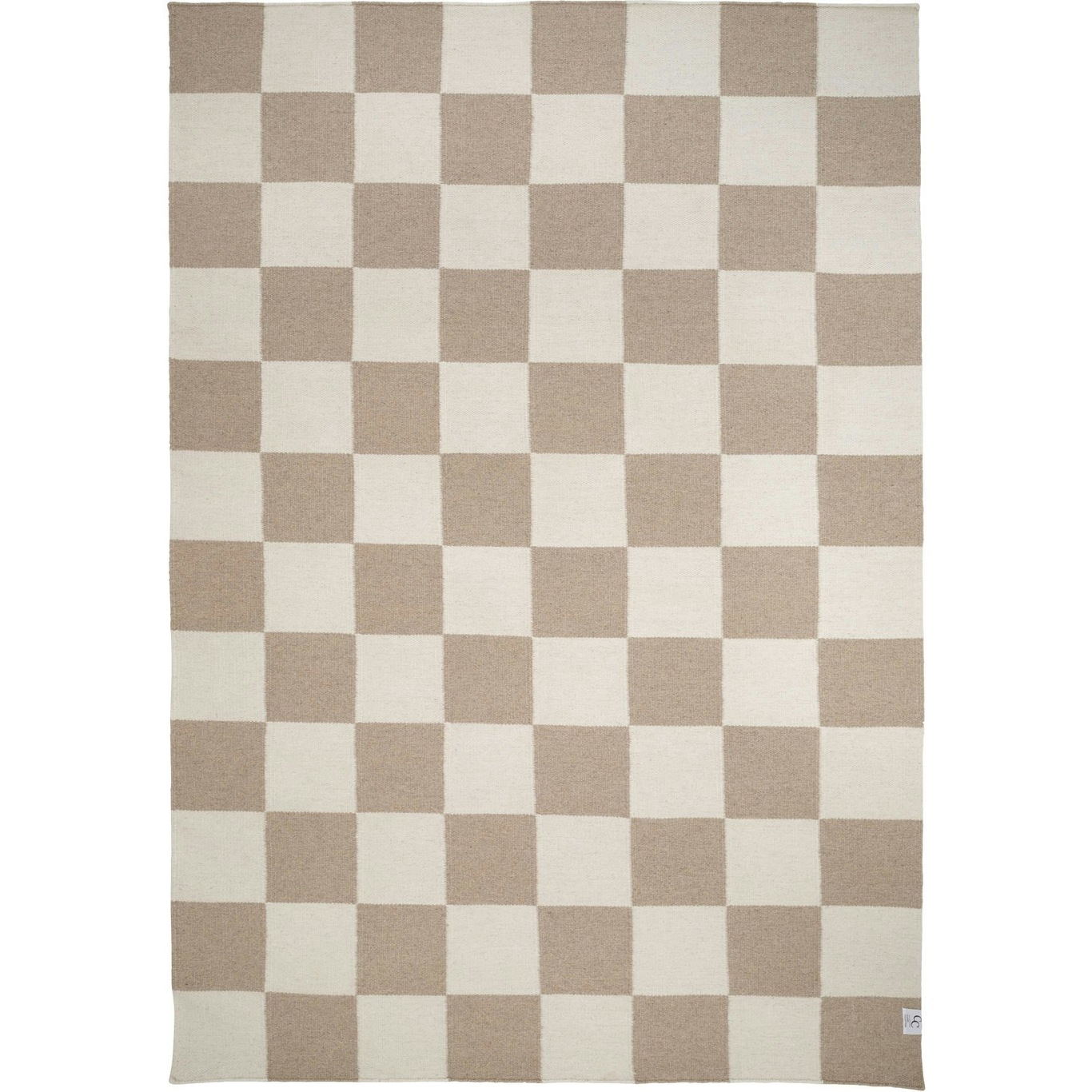 Square Matta 250x350 cm, Vit/Natur