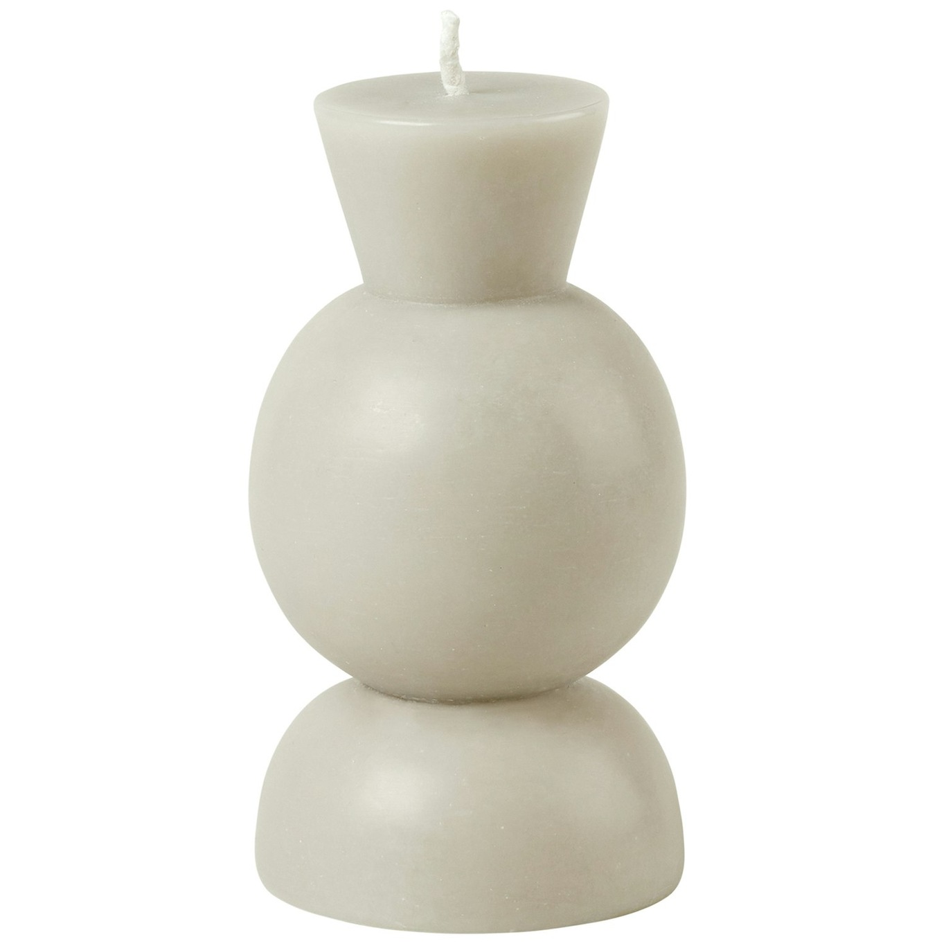 Candleholder Ljus S, Light Stone Grey