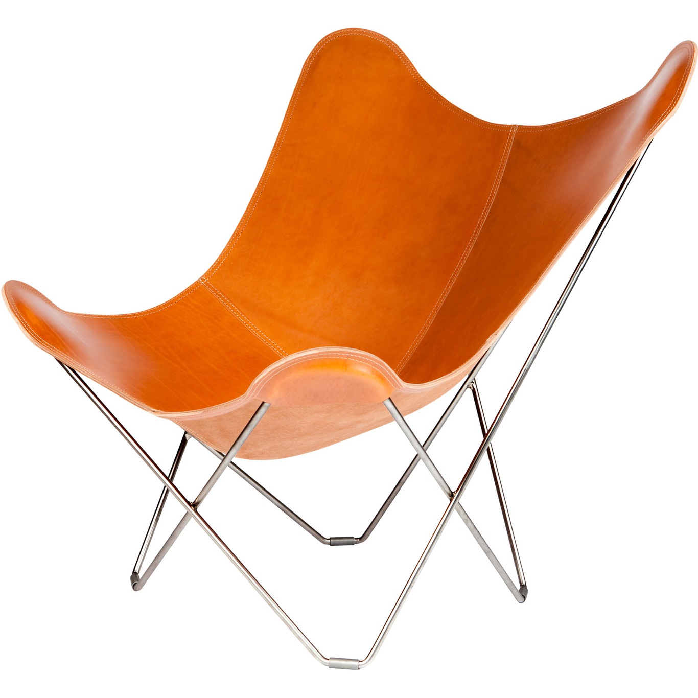 Pampa Mariposa Butterfly Chair, Polo/Chrome