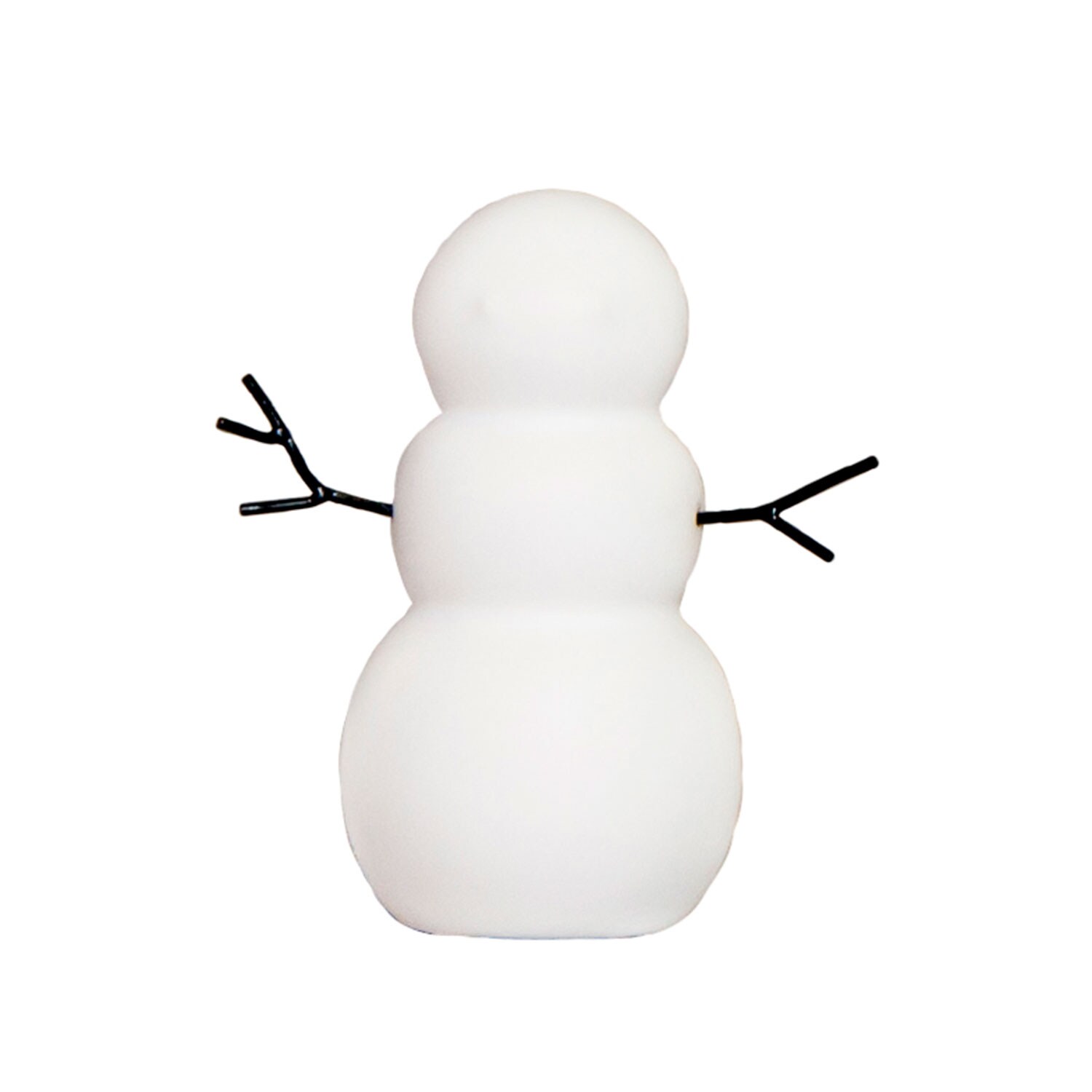 Dbkd Snowman Stor - Juldekorationer Keramik Vit