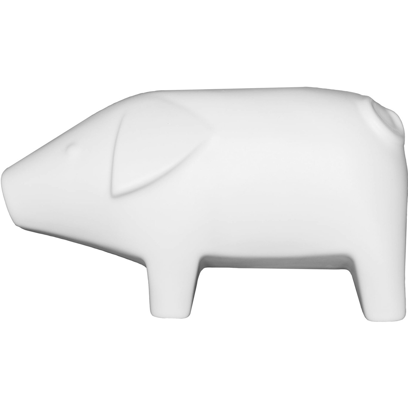 Swedish Pig Prydnad White, 240 mm