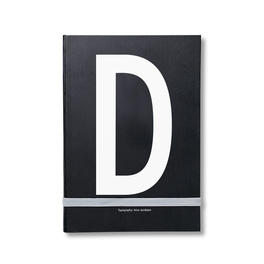 Design Letters Anteckningsbok Bokstav D - Kalender & Anteckningsblock Mix