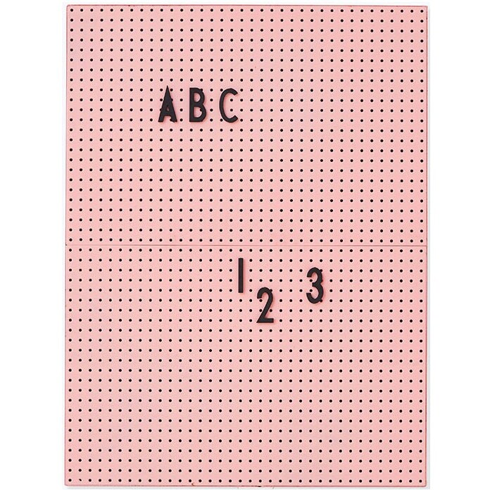 Design Letters Anslagstavla A4 Black - Kalender & Anteckningsblock Abs-plast Svart