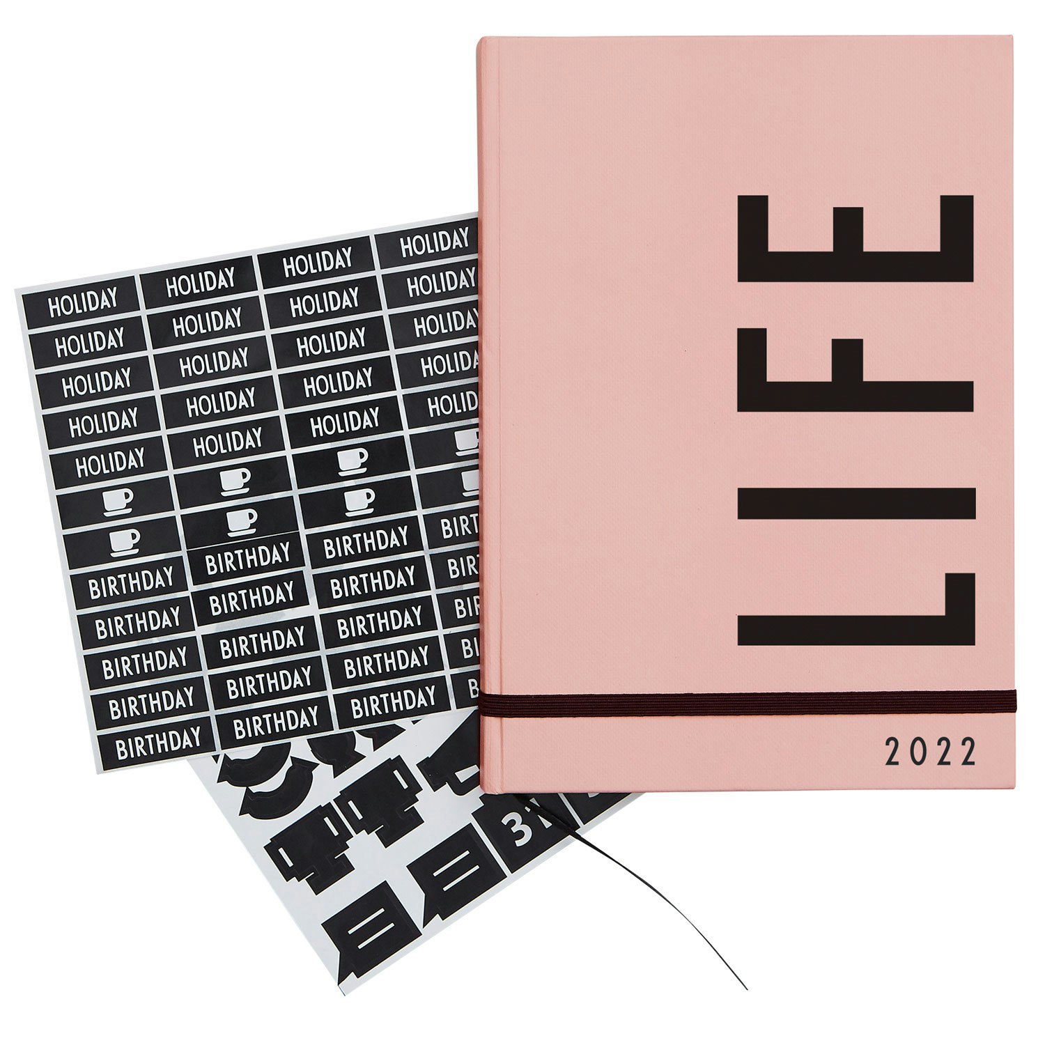 Design Letters Kalender 2022 - Kalender & Anteckningsblock Papper Beige