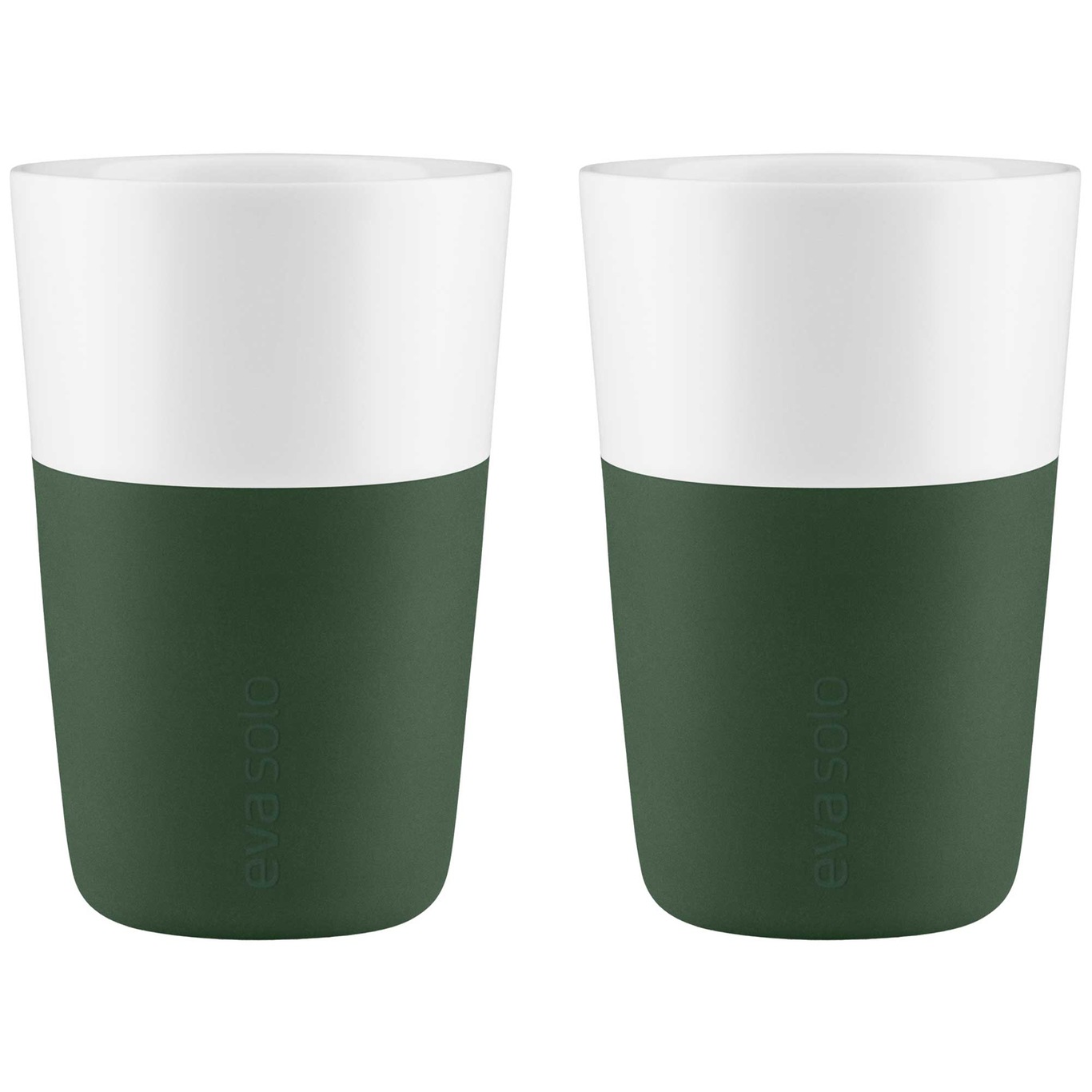 Lattemugg 36 cl 2-pack, Emerald Green