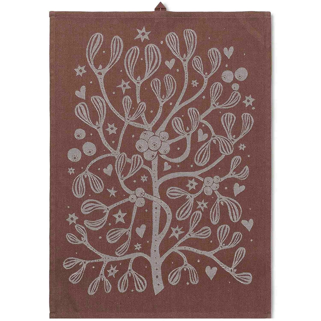Mistletoe Kökshandduk 50x70 cm, Cinnamon
