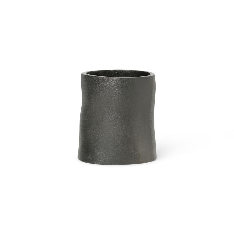 Yama Dekorativ Förvaring Ø7,5 cm, Blackened Aluminium