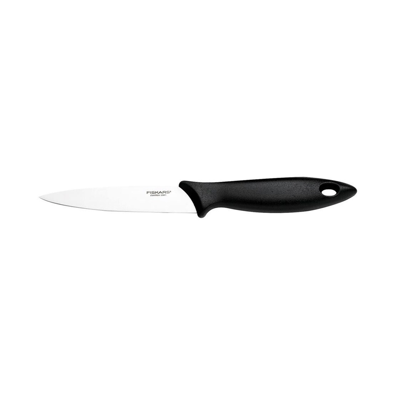 Fiskars Essential Grönsakskniv 11 Cm - Grönsaksknivar Rostfritt Stål Svart