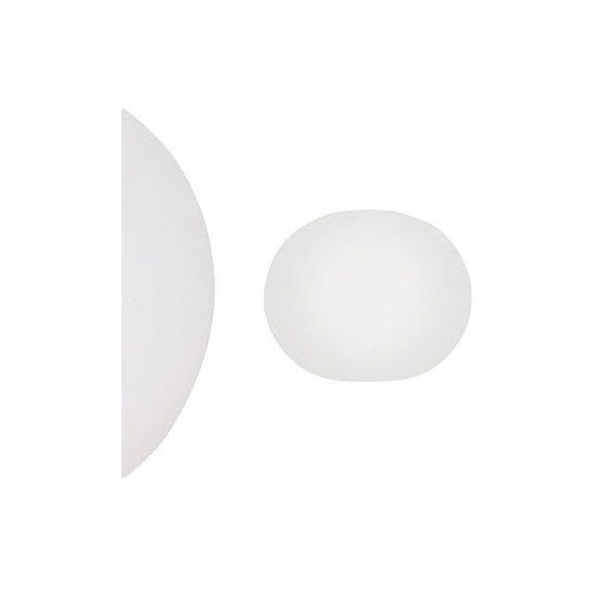 Flos Glo-ball W1 Vägglampa - Vägglampor Glas Vit