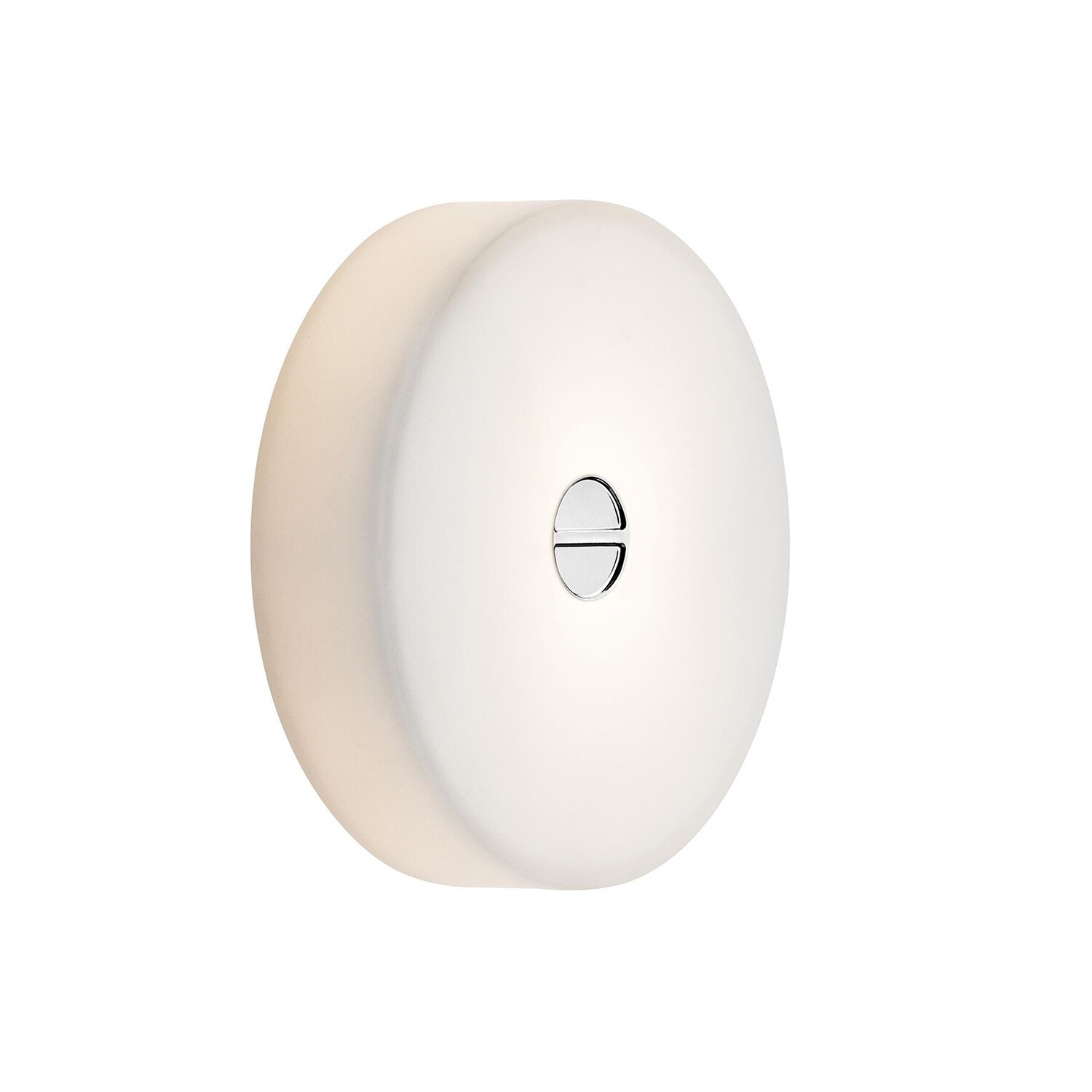 Flos Mini Button Tak/vägglampa - Vägglampor Glas Klar