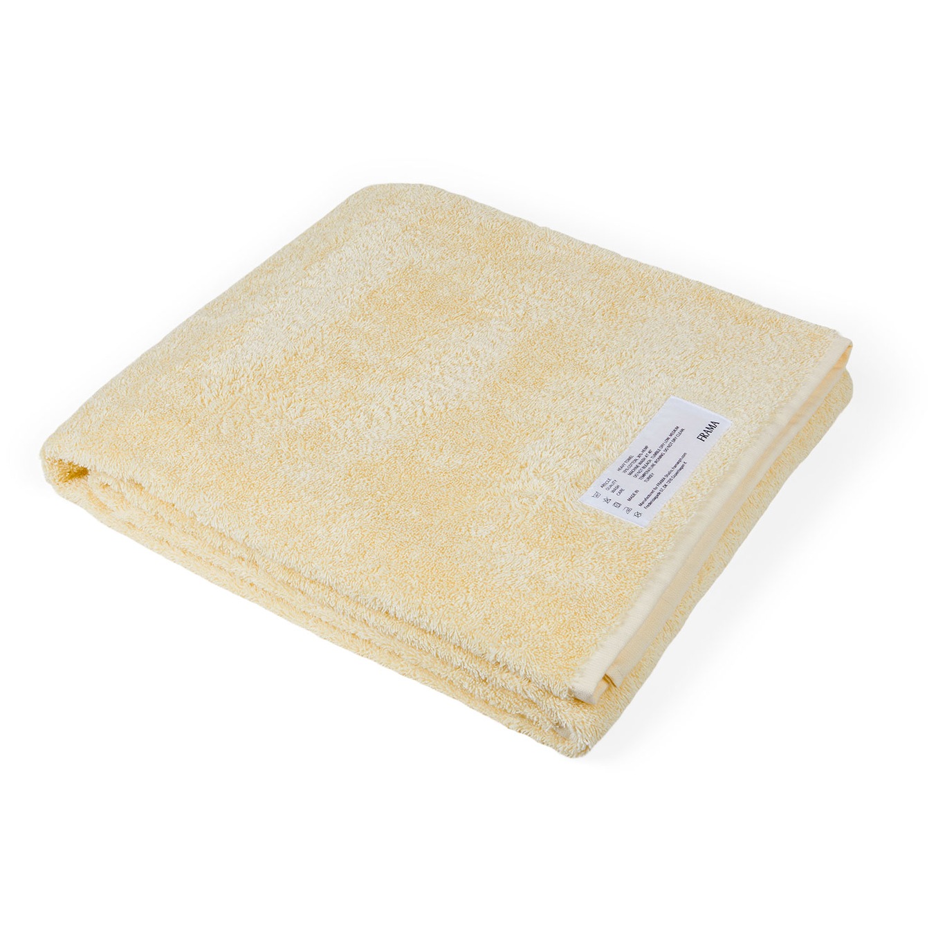Heavy Towel Badlakan 100x150 cm, Pale Yellow