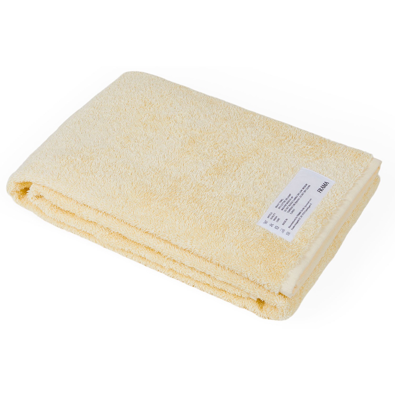 Heavy Towel Badhandduk 70x140 cm, Pale Yellow