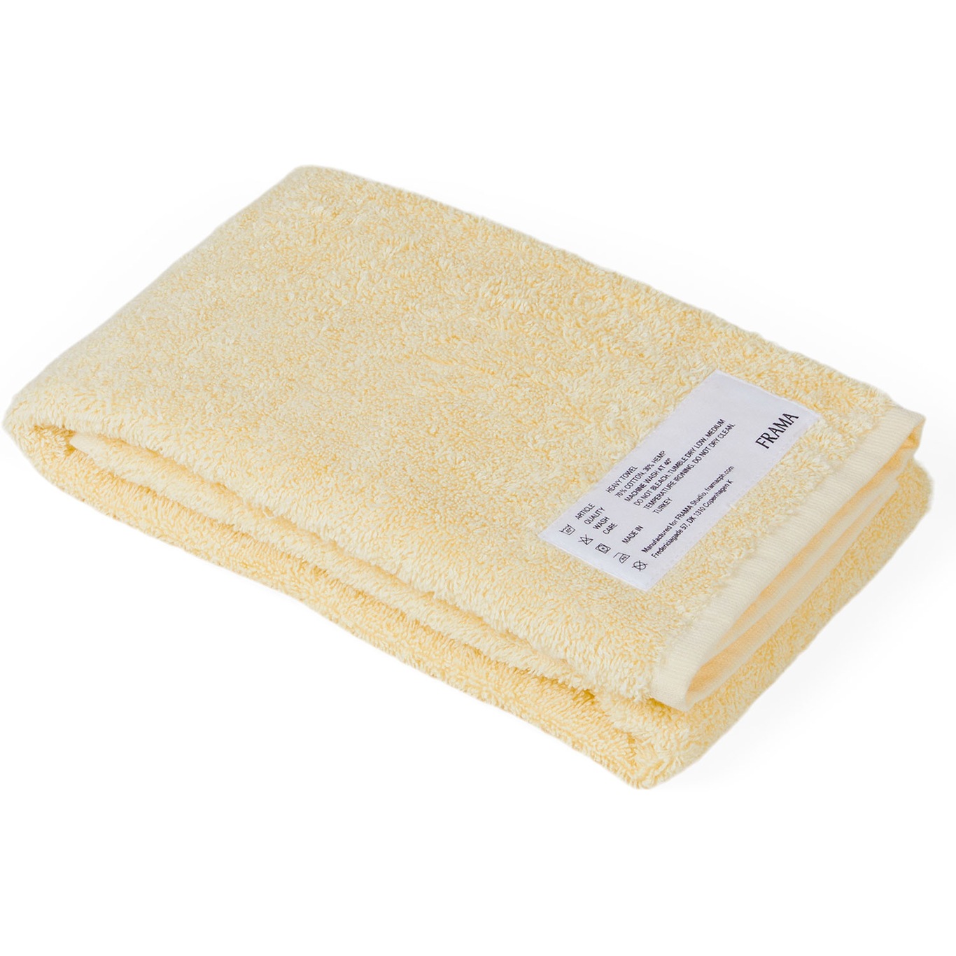 Heavy Towel Handduk 50x80 cm, Pale Yellow