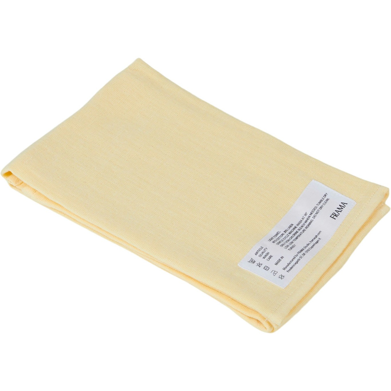 Light Towel Handduk 50x80 cm, Pale Yellow