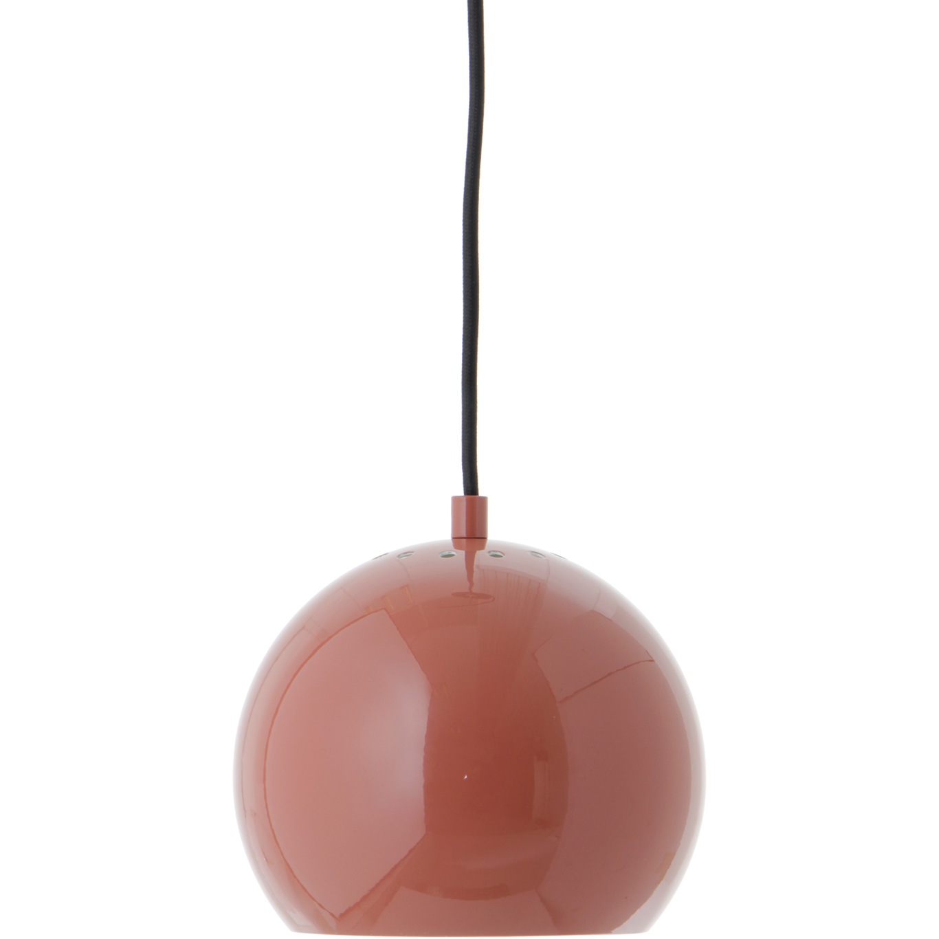 Ball Pendel 18 cm, Glossy Röd