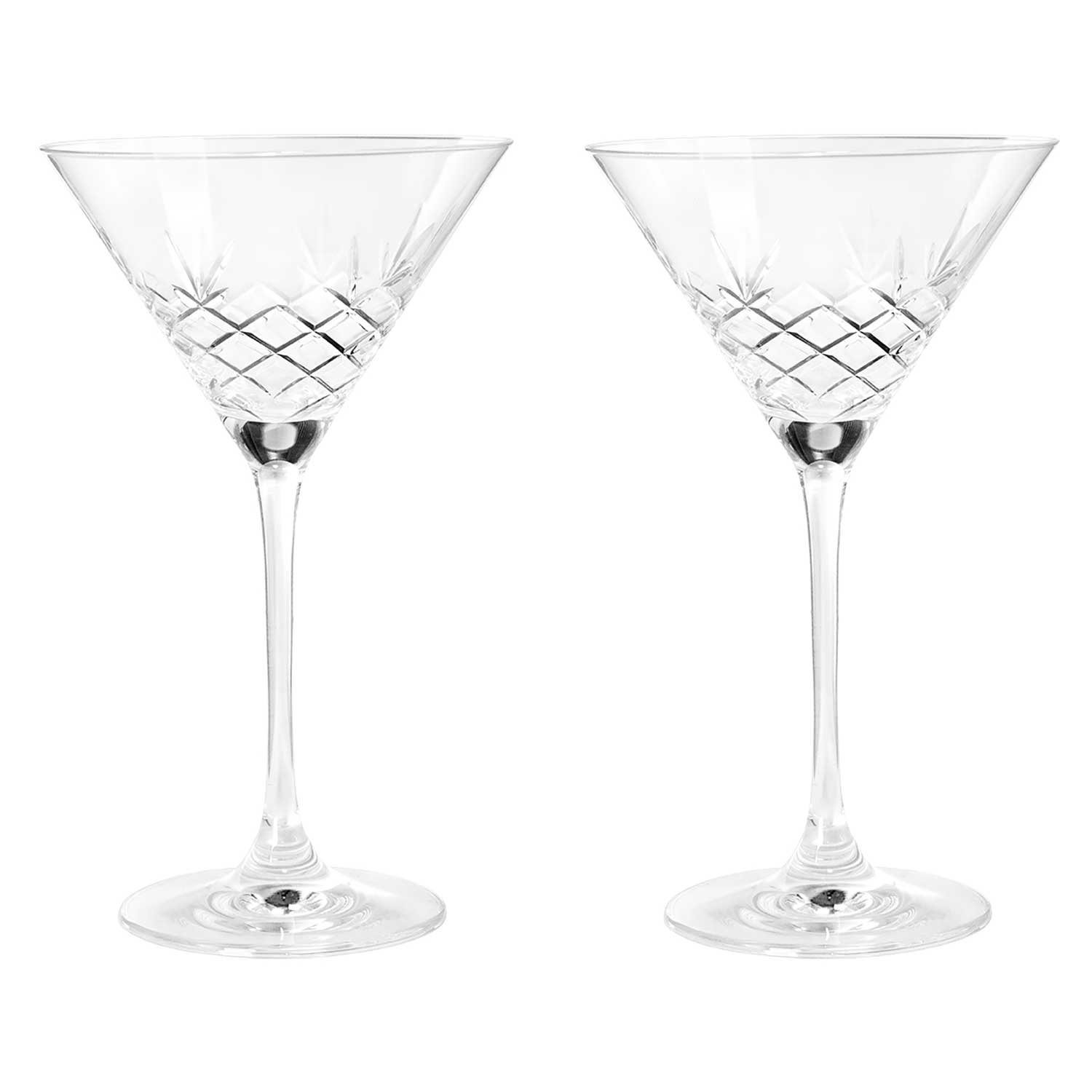 Frederik Bagger Crispy Cocktailglas 2-pack - Martiniglas & Cocktailglas Kristallglas Klar