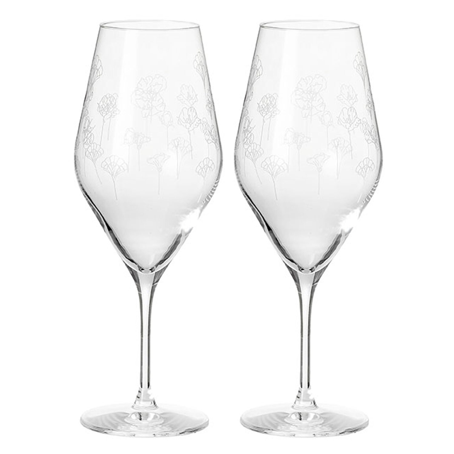 Frederik Bagger Flower Champagneglas 2-pack 35 Cl - Champagneglas Kristall Klar