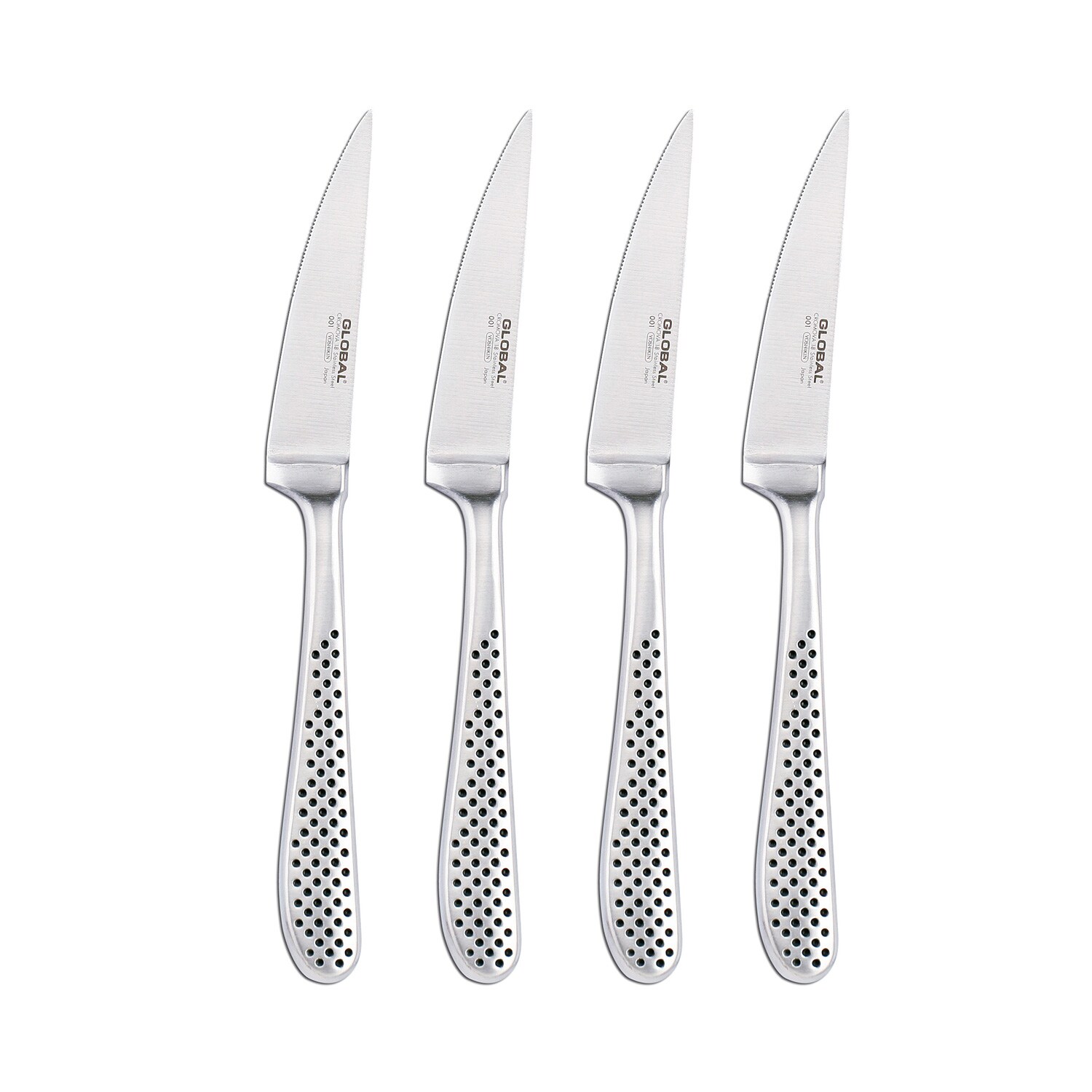 Global Stekkniv 4-pack - Knivar Rostfritt Stål