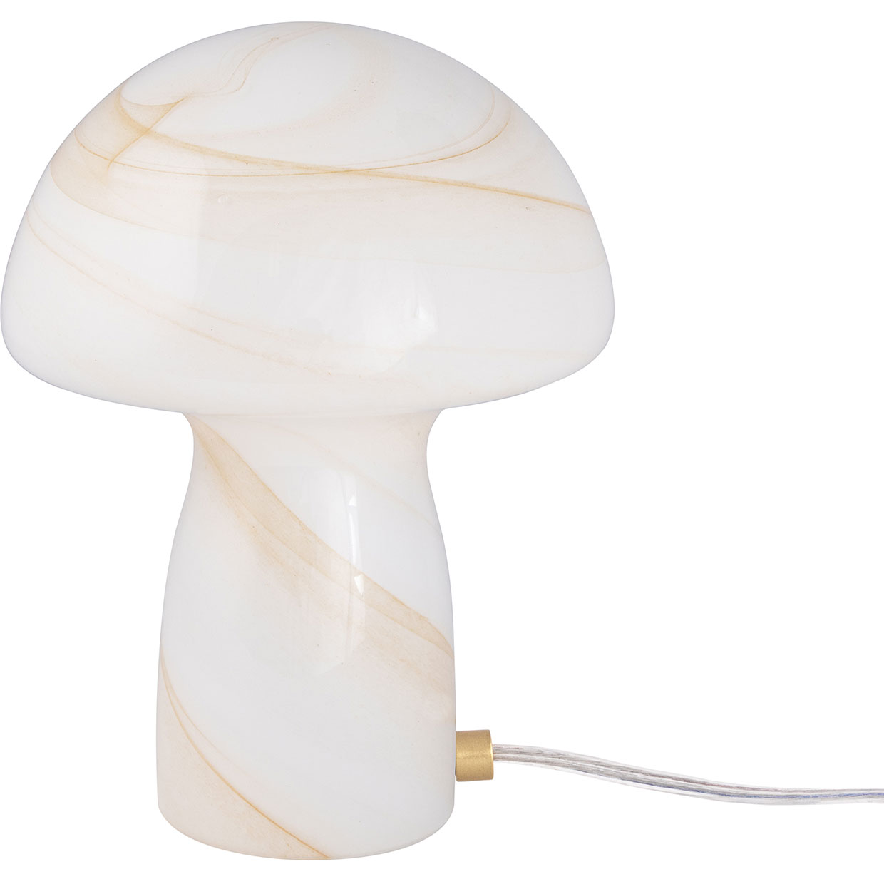 Fungo Swirl Bordslampa 16 cm, Beige