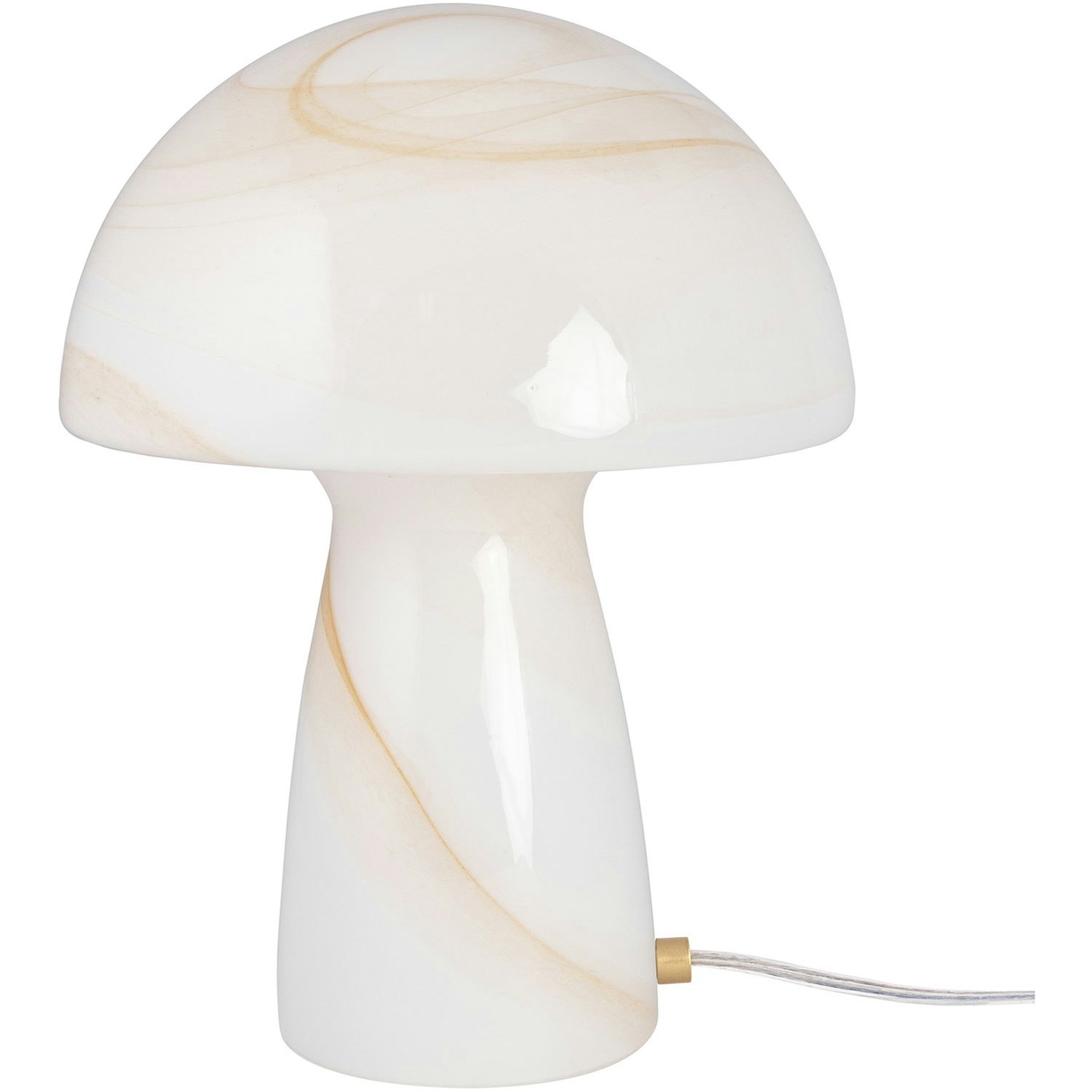 Fungo Swirl Bordslampa 22 cm, Beige