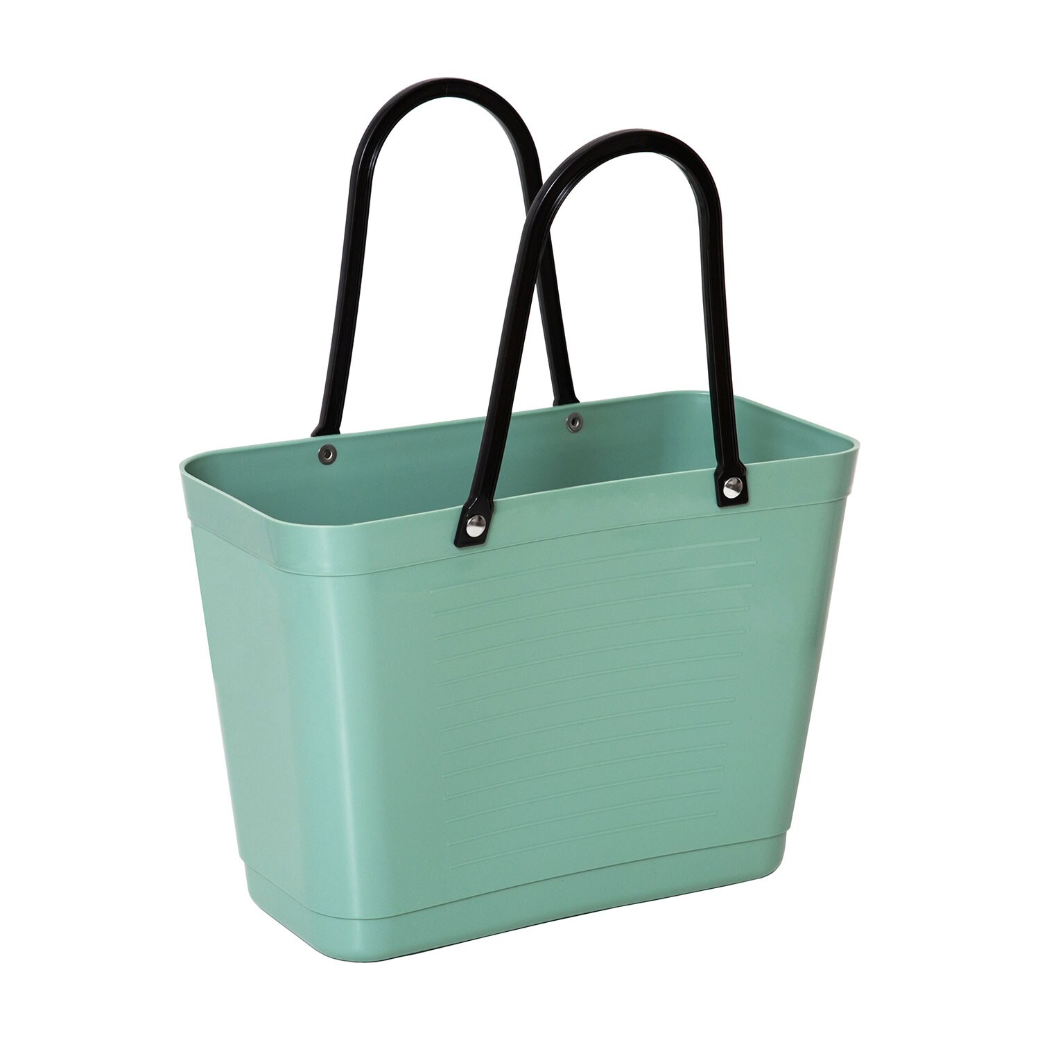 Hinza väska Green Plastic Stor - Picknickkorgar Återanvänd Plast Olivgrön