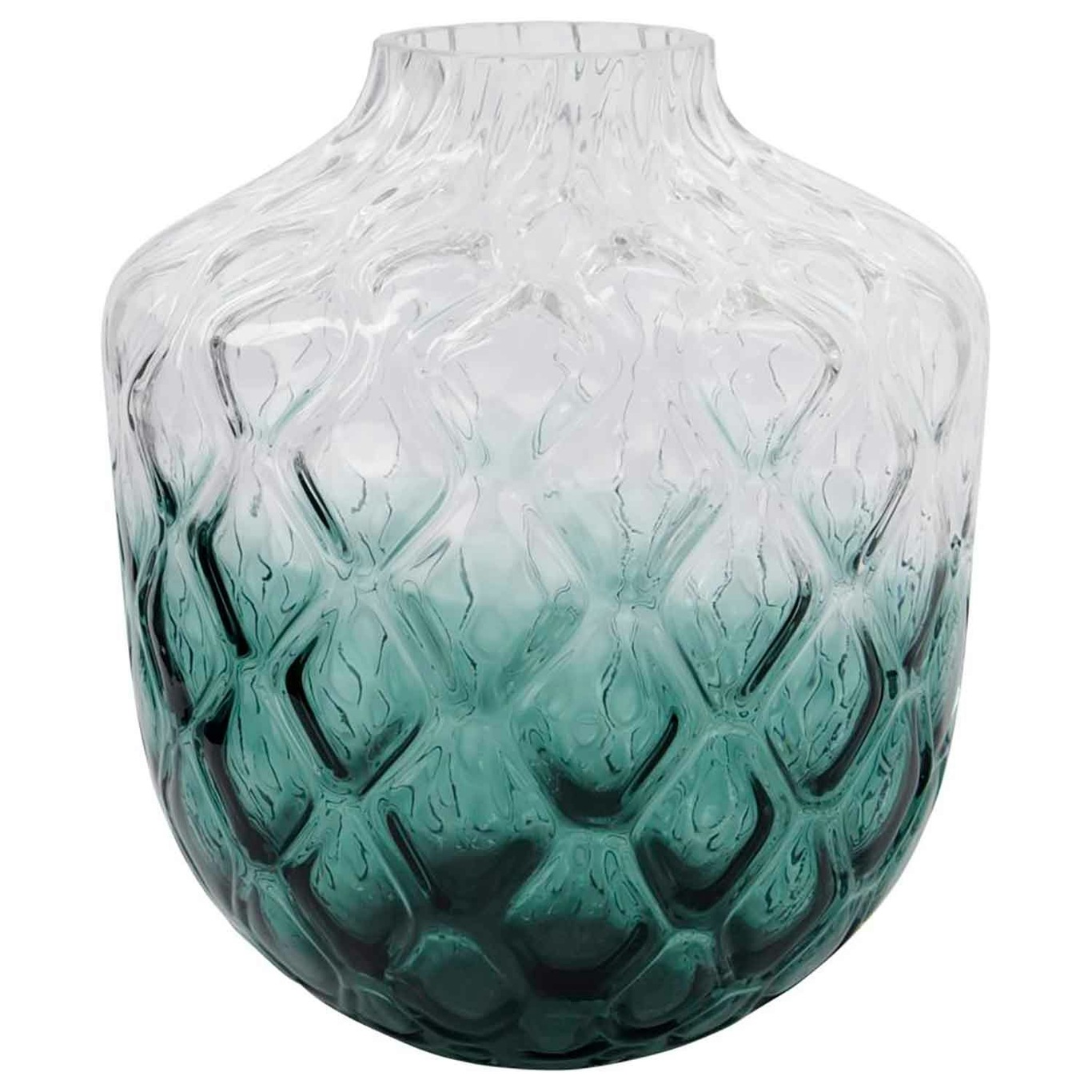 Art Deco Vas, Grön