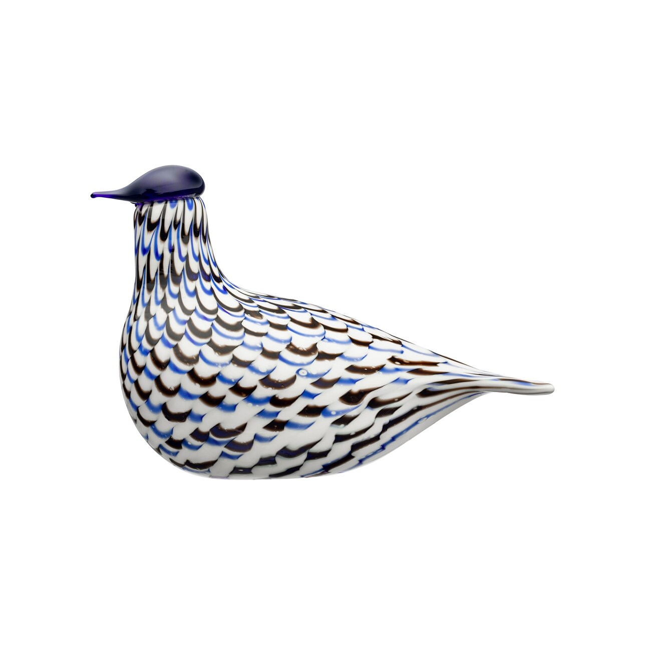 Iittala Birds By Toikka Fågel Blue Charadrius 2023 - Konstglas Munst Glas Blå