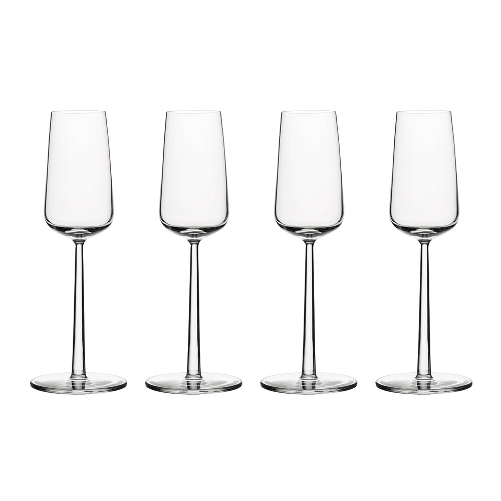 Iittala Essence Champagne 21 Cl 4-pack - Champagneglas Glas Klar