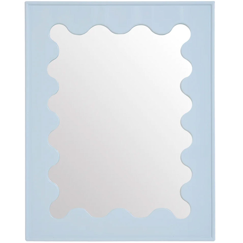 Ripple Lacquer Spegel, Blå