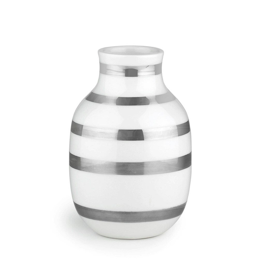 Kähler Omaggio Vas 12,5 Cm - Vaser Keramik Silver