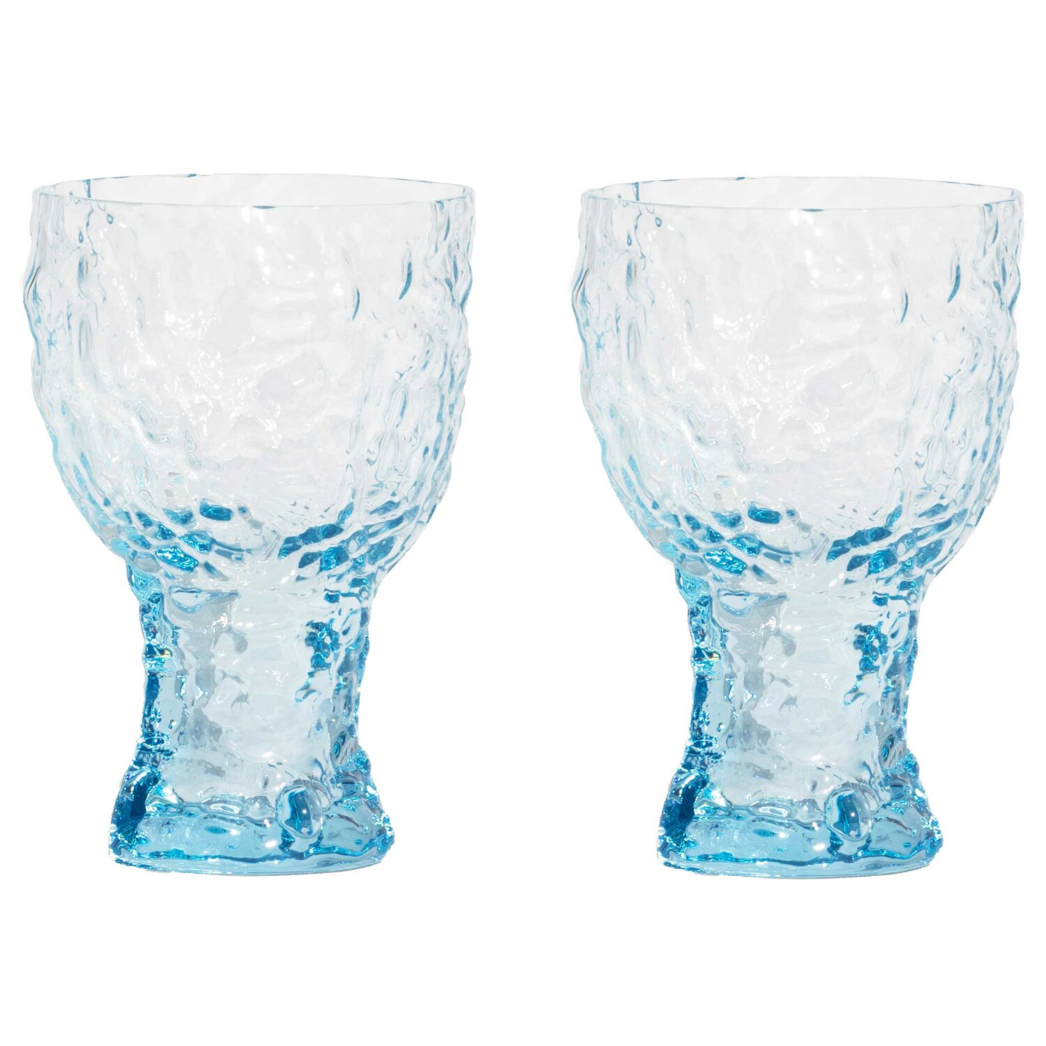 Kosta Boda Moss Highball 2-pack 38 Cl - Highballglas & Longdrinkglas Glas Blå