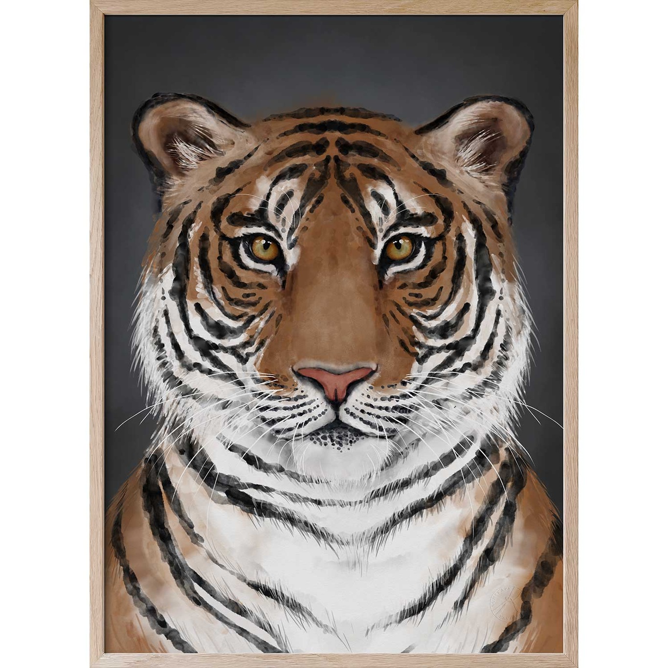 Tigern Poster, 21x30 cm