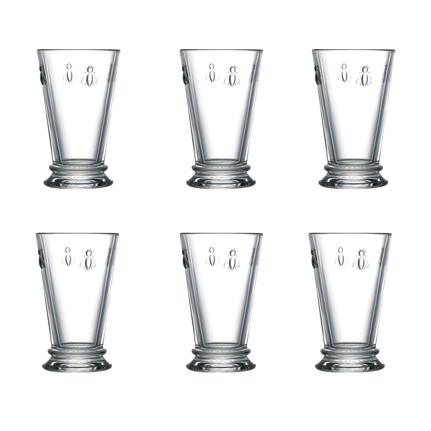 La Rochere Abeille Longdrink 31 Cl 6-pack - Highballglas & Longdrinkglas Glas Klar