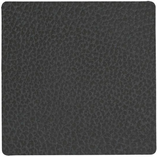 Square Glasunderlägg Hippo 10x10 cm, Black-Anthracite