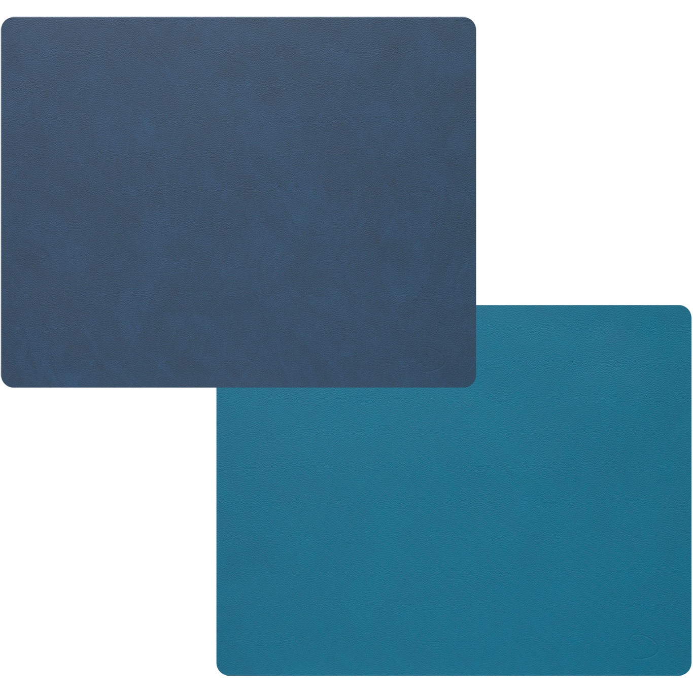 Square L Bordstablett Double, 35x45 cm, Petrol/Midnight Blue