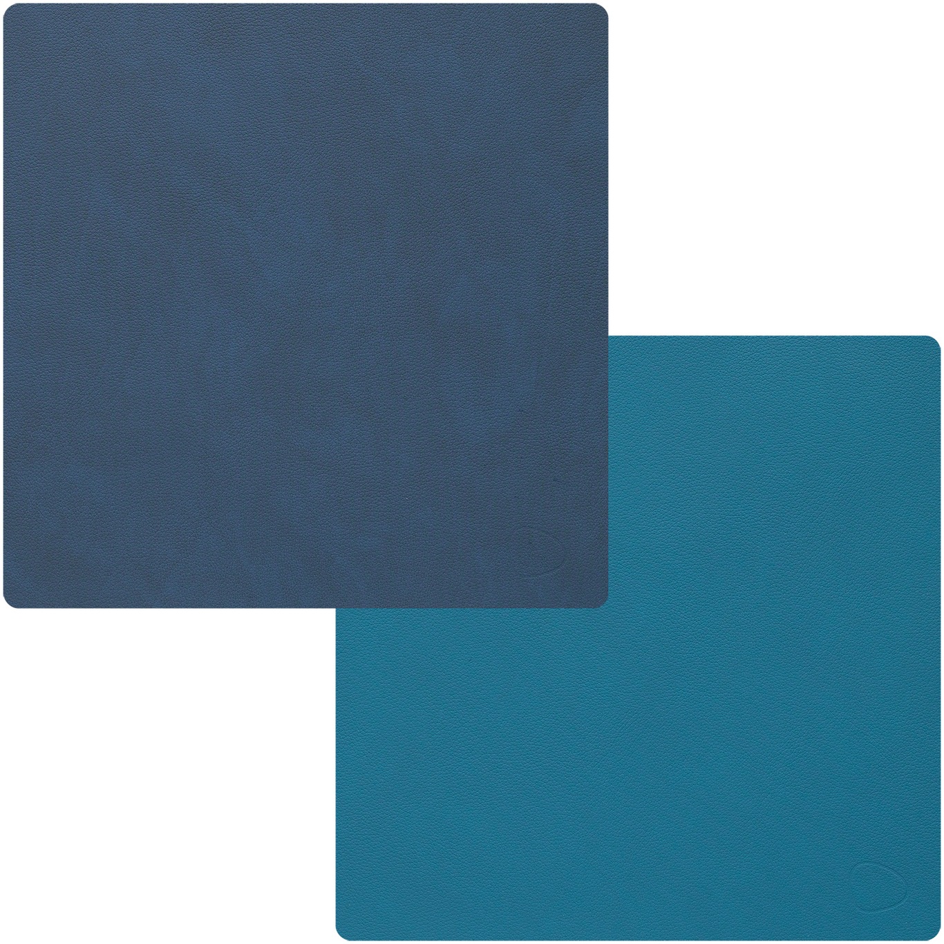 Square S Bordstablett Double, 28x28 cm, Midnight Blue/Petrol