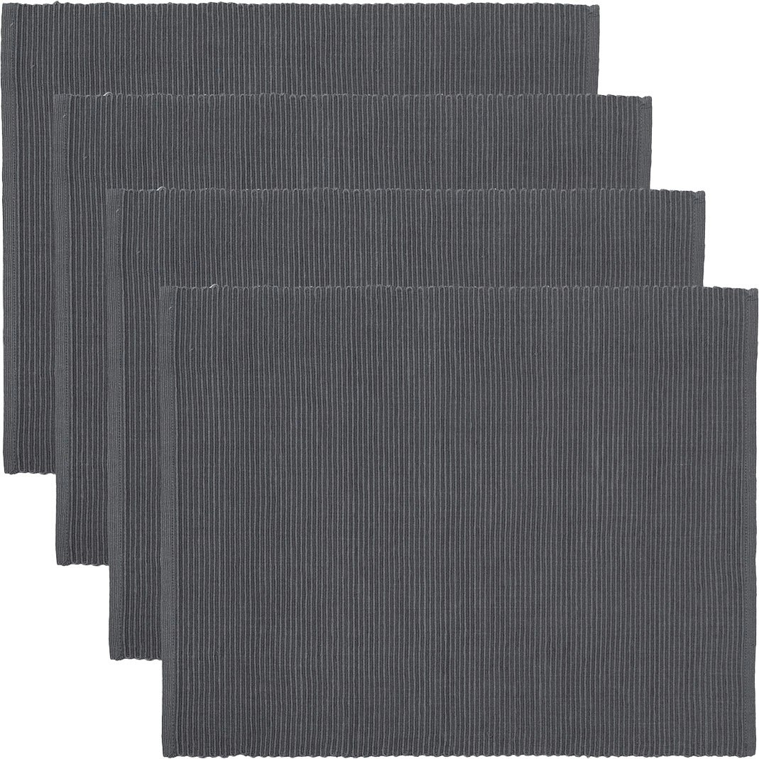 Uni Bordsunderlägg 35x46 cm 4-pack, Granite Grey
